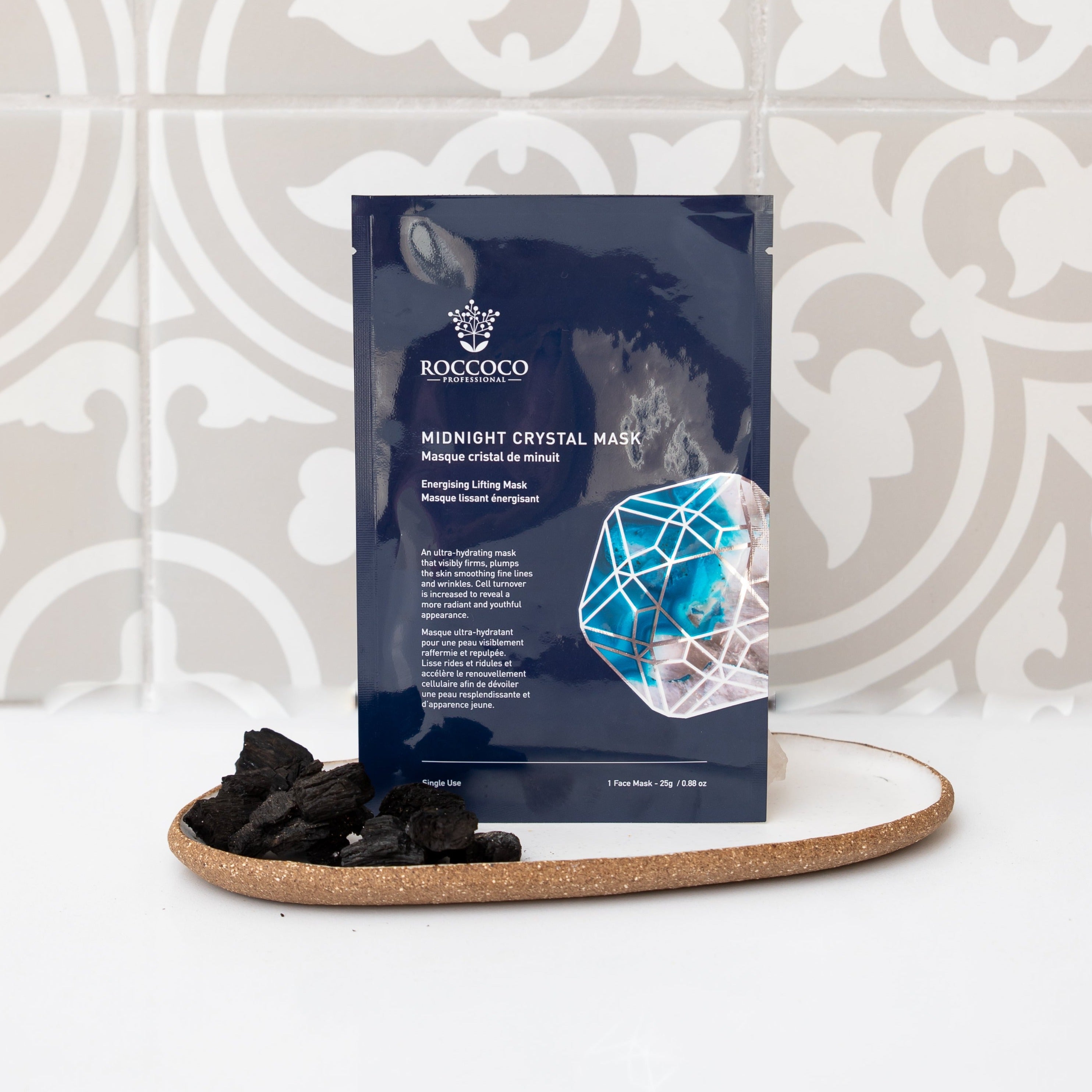 Roccoco Botanicals Midnight Crystal Sheet Mask