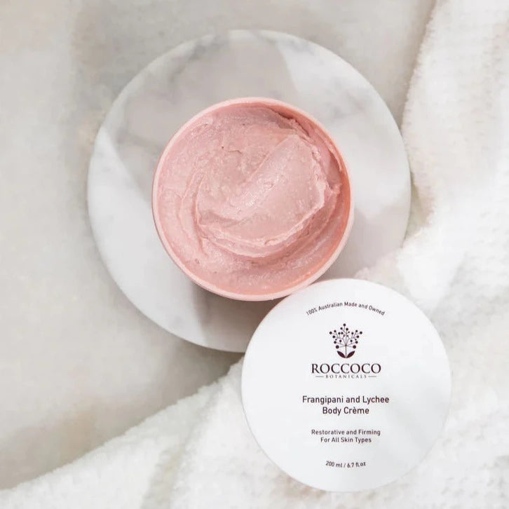 Roccoco Botanicals Frangipani and Lychee Body Crème